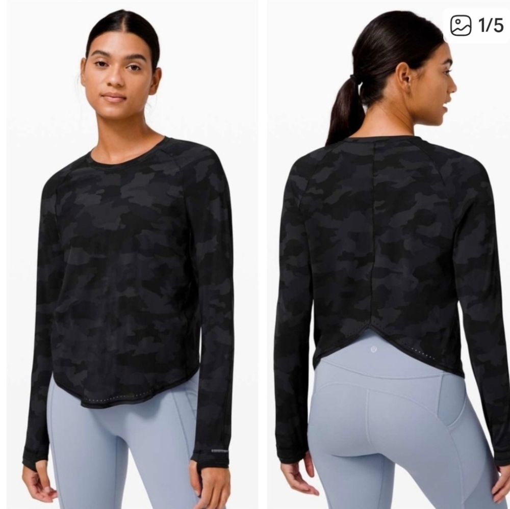 Lululemon Camo Long Sleeve Shirt